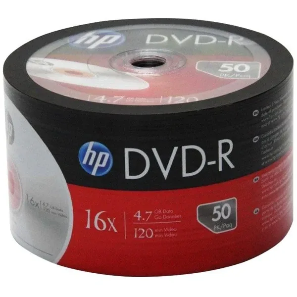HP DVD-R 16X 4.7 GB 50'li DME00070-3 Boş DVD/DVD