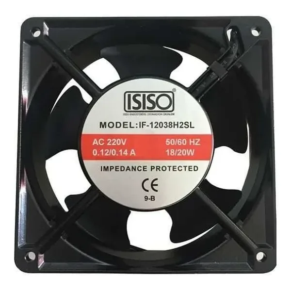 IF-12038H2SL 220VAC Metal Fan 120x120x38mm