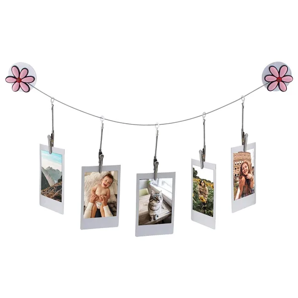 Instax Çiçek Vantuzlu 5 Kıskaçlı Resim Şeridi