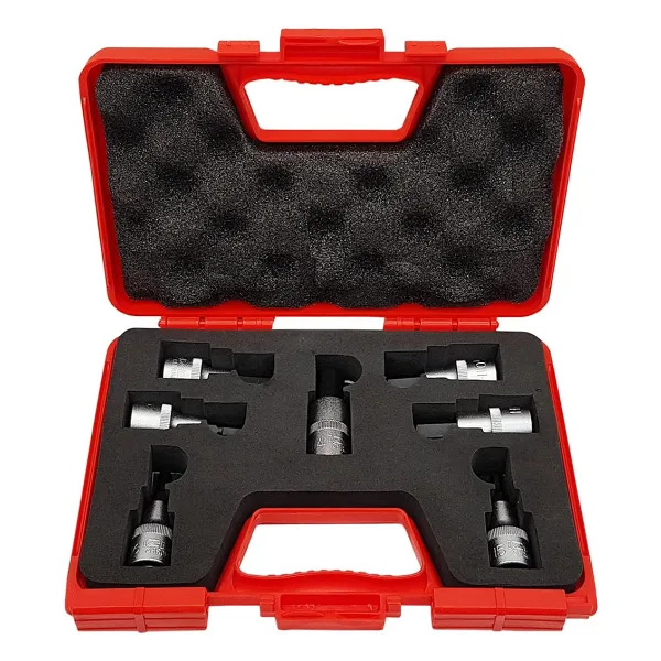 İzeltaş 1113001107 1/2'' Alyan Uçlu 60 mm 7 Parça Lokma Takımı
