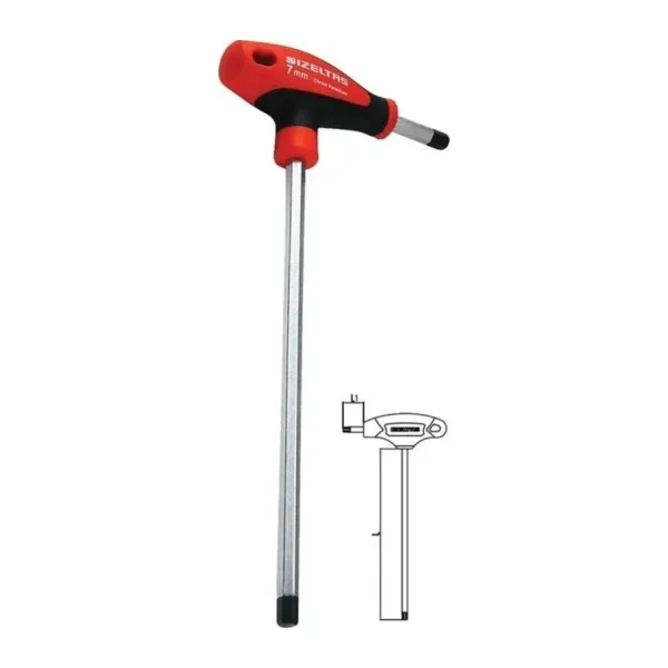 İzeltaş 4920 8 mm T Tipi Alyan Anahtar