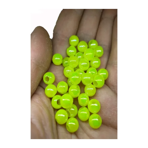 Janjan Sarı Boncuk 8 Mm Dip Yemi Geniş Delik