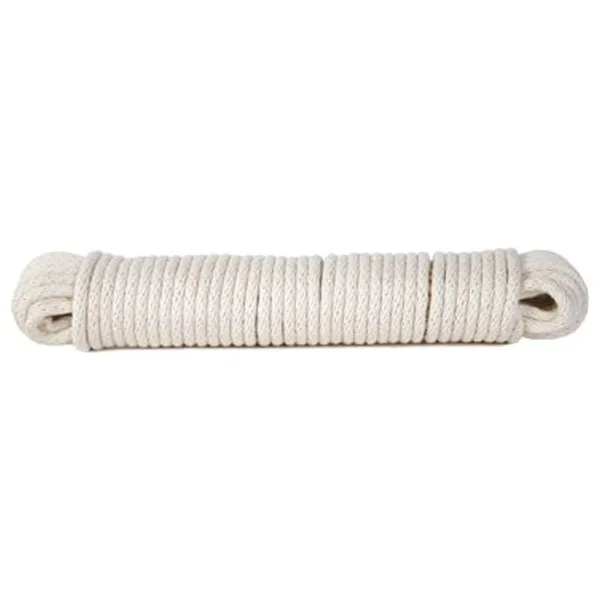 Koch Industries 5620727 Pamuk Örgülü Çamaşır İpi, 17,5 cm x 200-metre, Beyaz