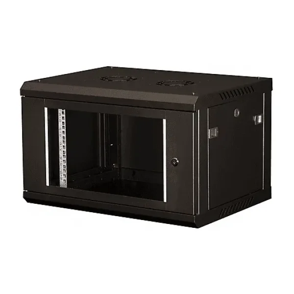 Lande 6u 19" Duvar Tipi Rack Kabinet Genişlik: 600 Mm Derinlik: 450 Mm Siyah