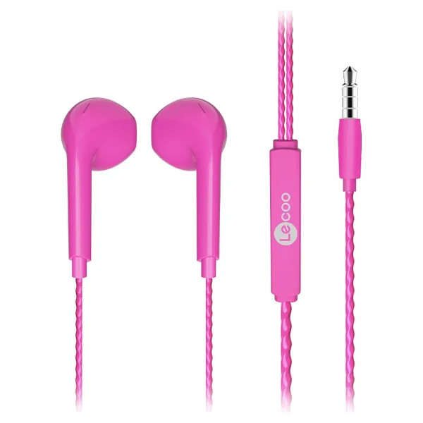 Lenovo Lecoo EH104 Pembe Kablolu Kulak İçi Kulaklık