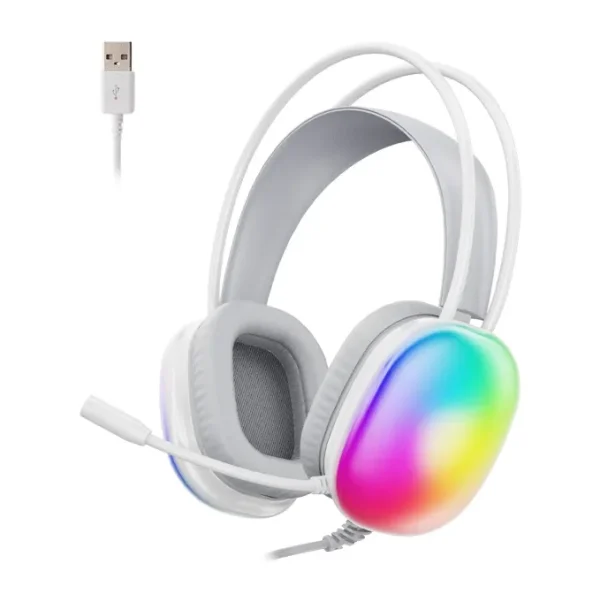 Lenovo Lecoo HT409 RGB USB Kablolu Kulak Üstü Oyuncu Kulaklığı