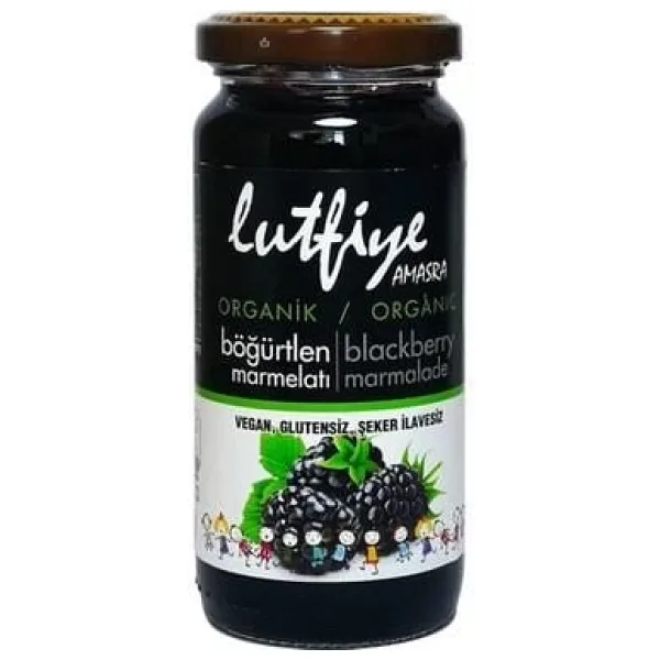 Lütfiye Organik 280 gr Böğürtlen Marmelatı