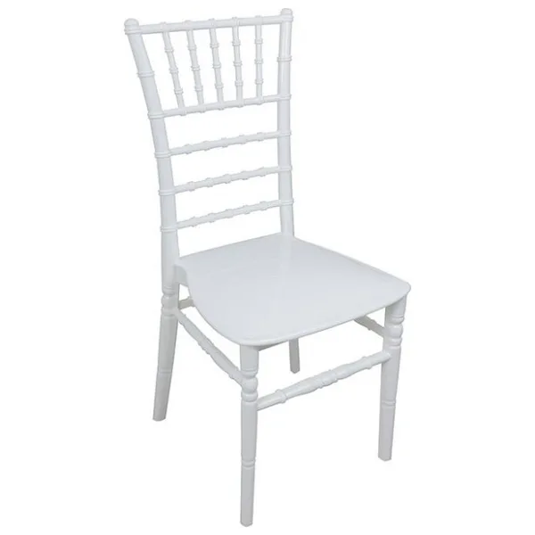 Mandella Silver Sandalye Tifany (2 Adet) - Beyaz