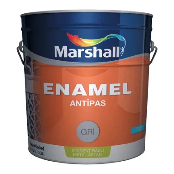 Marshall Enamel Antipas Pas Önleyici Metal Boyası Gri 1 Kg