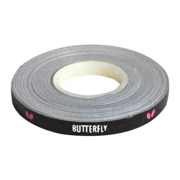 Masa Tenisi/Masa Tenisi Kürekleri için Kauçuk ve Bıçağınızın Kenarlarını Korumak için Kelebek Yan Bant - Renk Siyah/Beyaz/Macenta - Genişlik 6 mm - Rulolar 10m (20 Raket) ve 50 m (100 Raket)