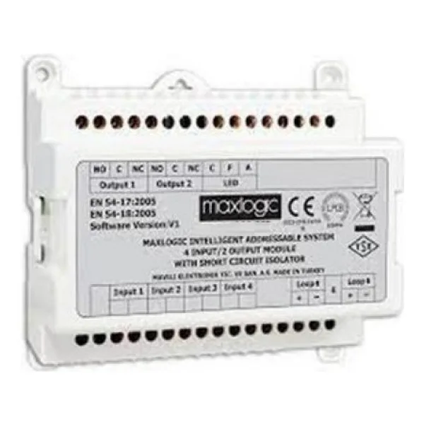 Maxlogic ML-1338 Akıllı Adresli Siren Kontrol Modülü, 8 Çıkışlı