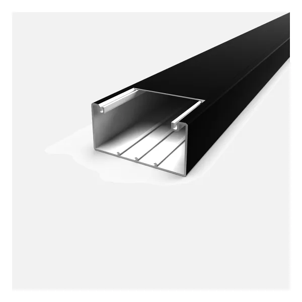 Mutlusan Siyah Kablo Kanalı 2 m 100x50 mm