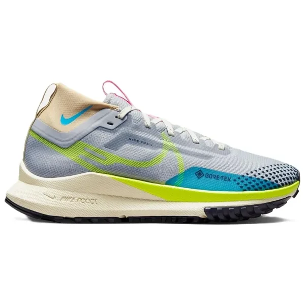 Nike React Pegasus Trail 4 GoreTex Su Geçirmez Nefes Alan Reflektörlü Yürüyüş Koşu Ayakkabısı Yeşil Kahverengi