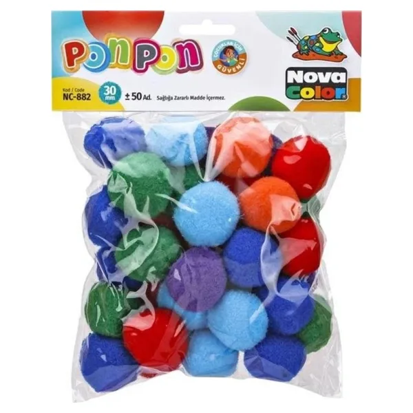 Nova Color Ponpon 30 mm 50'li Paket