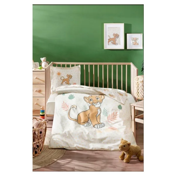 Özdilek Lion King Simba Happy Disney Lisanslı Bebek Nevresim Takımı