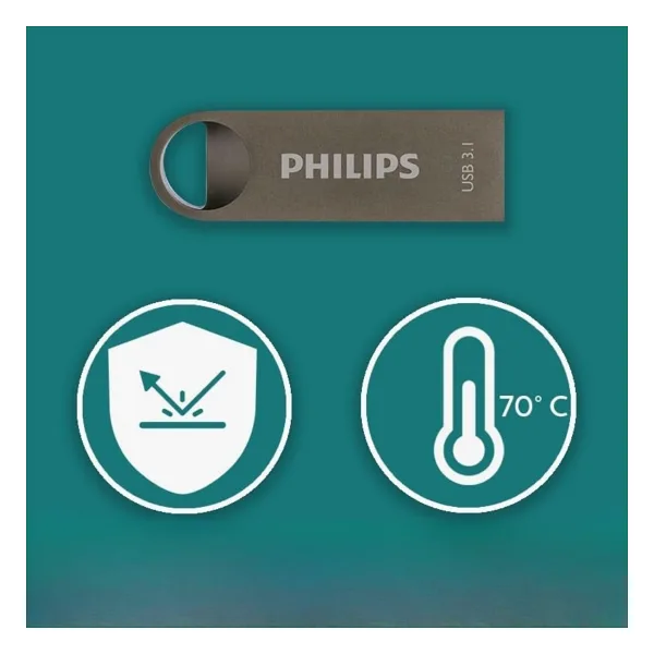 Philips Moon FM12FD165B/00 128 GB USB 3.1 Flash Bellek