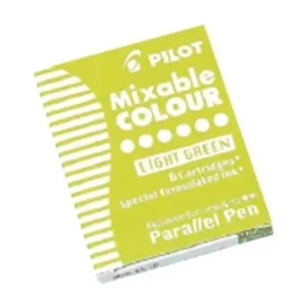 Pilot Parallel Pen Mürekkep Kartuş - Renk : Açık Yeşil 6 Ad