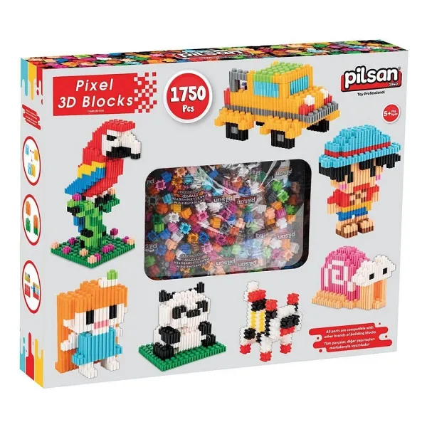 Pilsan 03-616 Pixel 3D Bloklar 1750 Parça