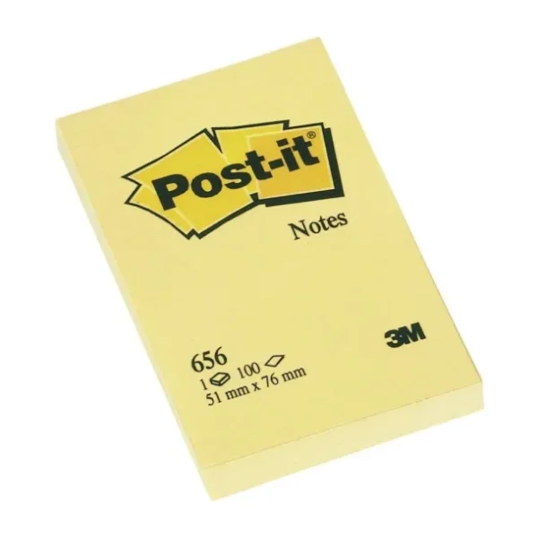 Post-It 656 51 mm x 76 mm 100 Yaprak Yapışkanlı Not Kağıdı