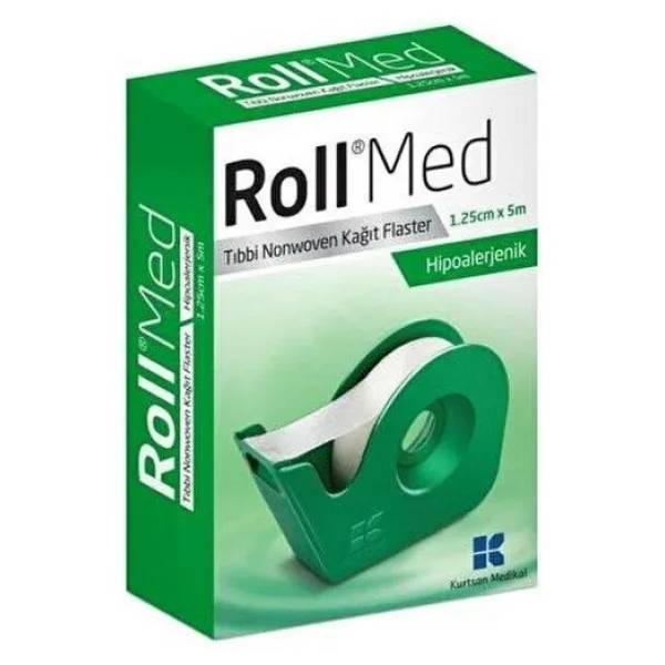 Roll Med Hipoalerjenik 1.25cm x 5m Tıbbi Kağıt Flaster