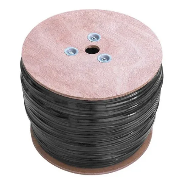 S-link SL-CAT609 305m 23AWG 0.56mm Double Jack GRİ+Siyah CAT6 Kablo