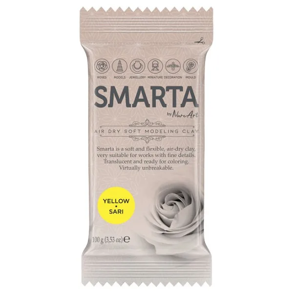 Smarta 100 gr Sarı Modelleme Hamuru