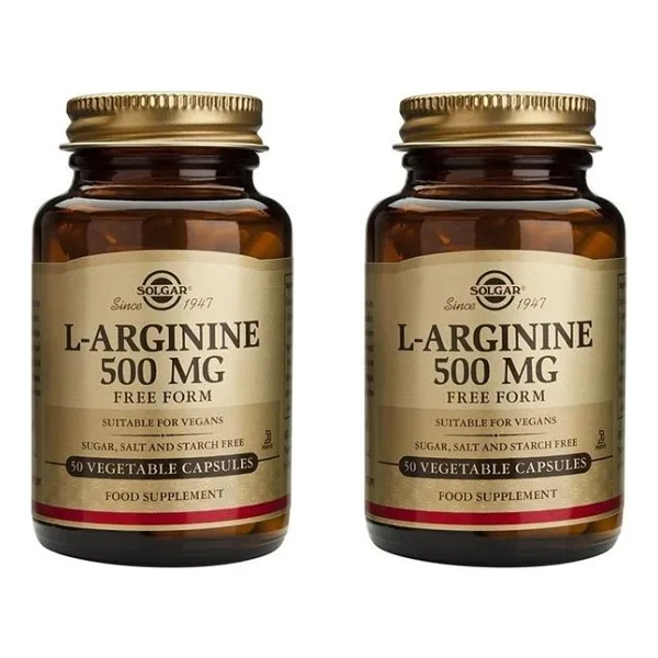 Solgar L-arginine 500 mg 50 Kapsül 2 Adet