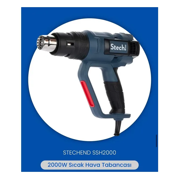 StechEnd SSH2000 2000 W Sıcak Hava Tabancası