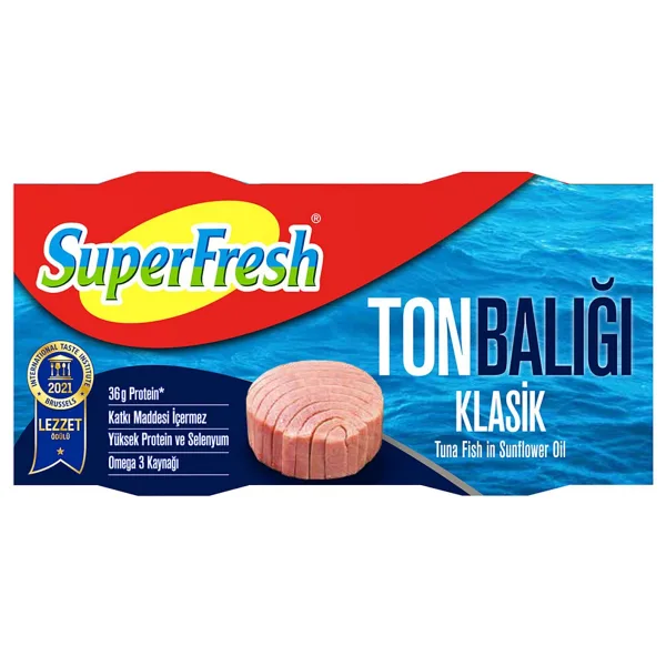 SuperFresh Ayçiçek Yağlı Ton Balığı 2x140 gr