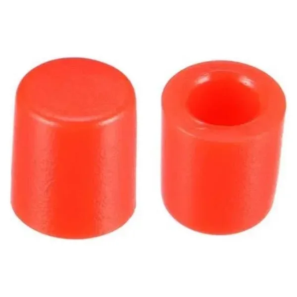 Tact Switch Kapağı Çap 3.1mm Kırmızı - 6x6mm Switch ile Uyumlu