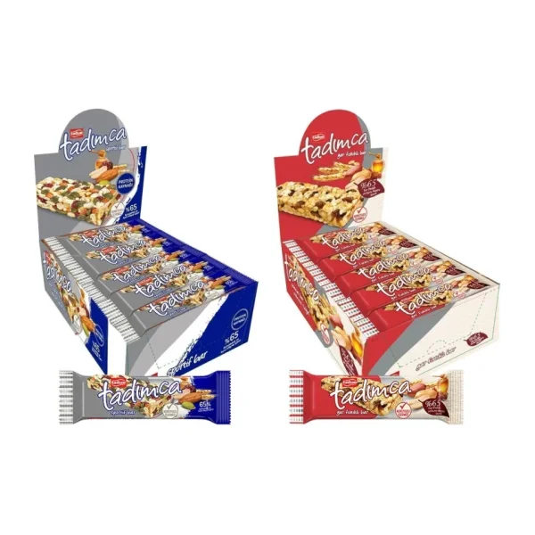 Tadım Sportif Bar 30 Gr 20 Li + Yer Fıstıklı Bar 30 Gr 20 Li Karma Paket