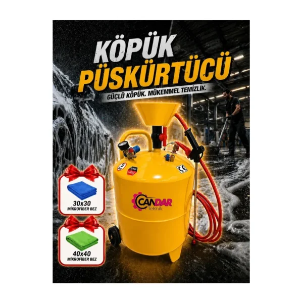 Tahawash 100 Litre Köpük Ve Sıvı Püskürtme Tankı - Ttks 100
