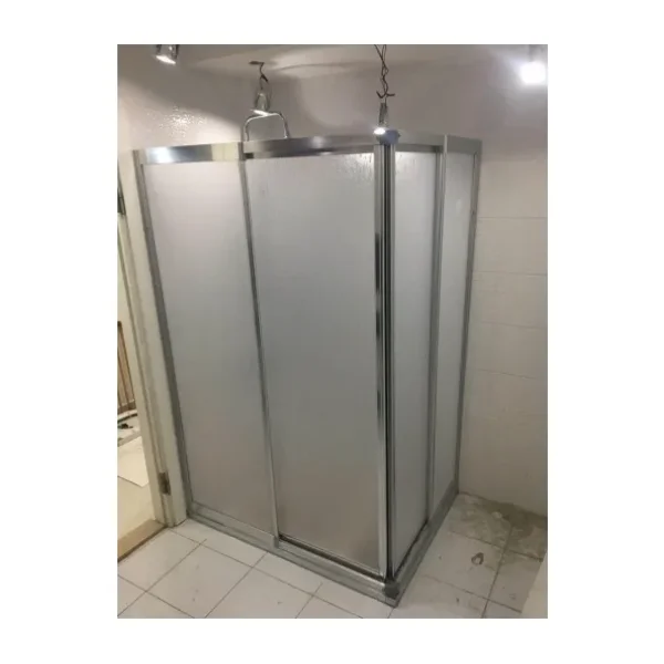 Teknesiz Duşakabin Mika Plastik Camlı ND409 - 100X100