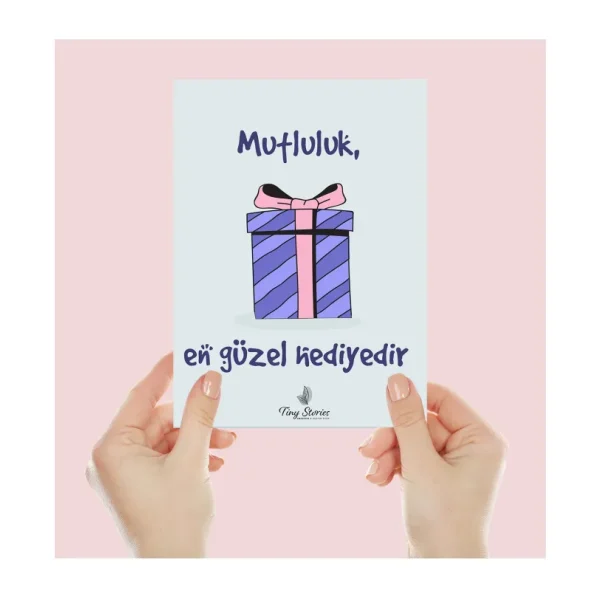 Tiny Stories TR Doğum Günü Motto Kartı Kartpostal - 3 Adet