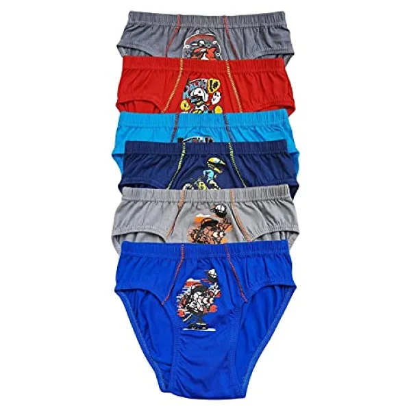 Tutku İç Giyim Erkek Çocuk Desenli Slip Külot 6 lı Paket 3-4 yaş Karışık