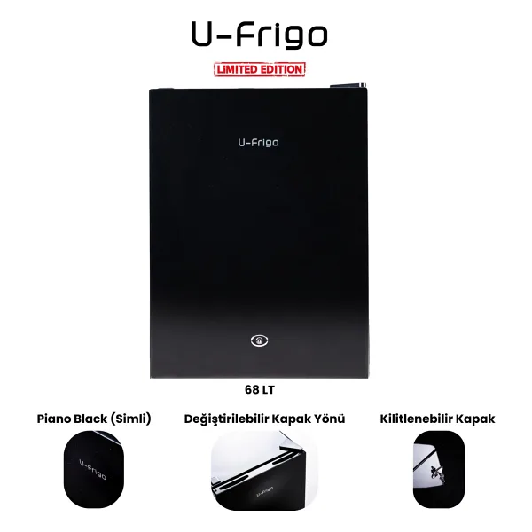 U-Frigo Limited Edition 12-24 V 68 lt Kompresörlü Marin Karavan Buzdolabı