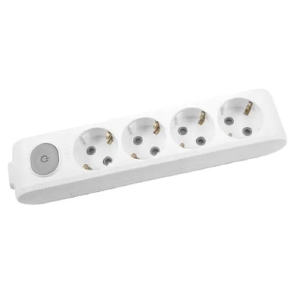 Viko Multi-let 90117400 Topraklı Kablosuz Anahtarlı Beyaz 4'lü Priz