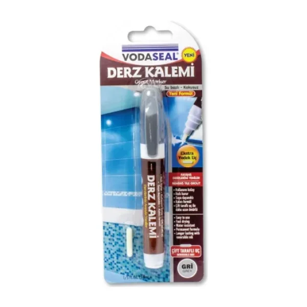 Vodaseal Derz Çizgisi Yenileme Kalemi Tekli Gri