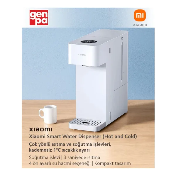 Xiaomi Akıllı Su Sebili (Sıcak ve Soğuk) Çok yönlü ısıtma ve soğutma fonksiyonları