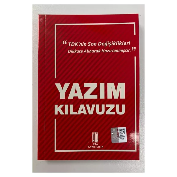 Yazım Kılavuzu Karton Kapak Ata Yayıncılık
