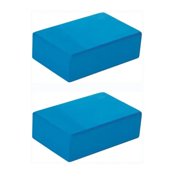 Yoga Block Seti Eva Yoga Blok 2 Adet Mavi