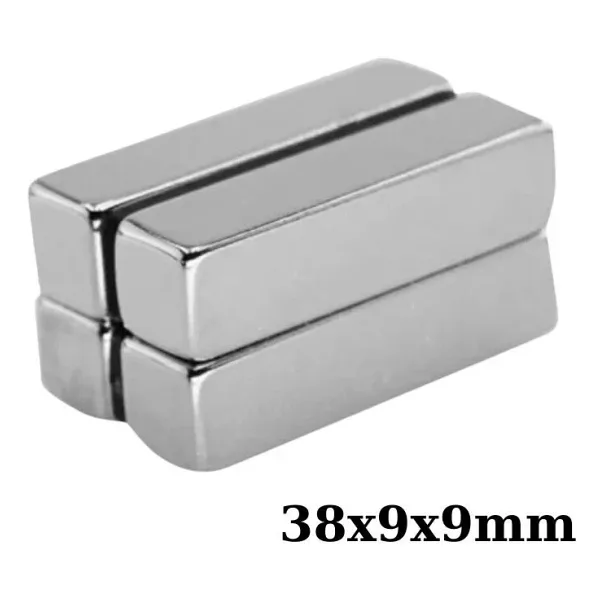 38x9x9mm Neodyum Güçlü Mıknatıs - Neodim Magnet