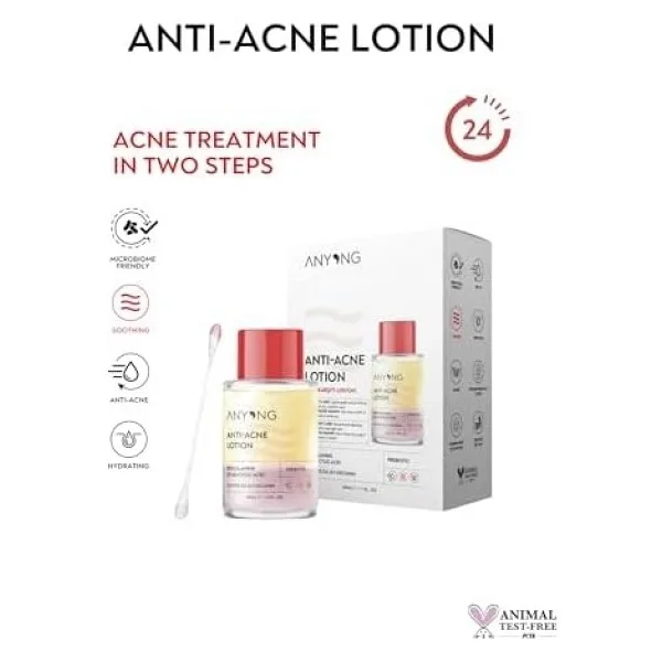 Anyong İki Aşamalı Kurutucu 30 ml Sivilce Losyonu