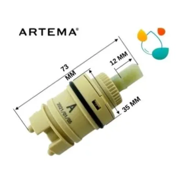 Artema A25131YP Ayaklı Batarya Kartuşu