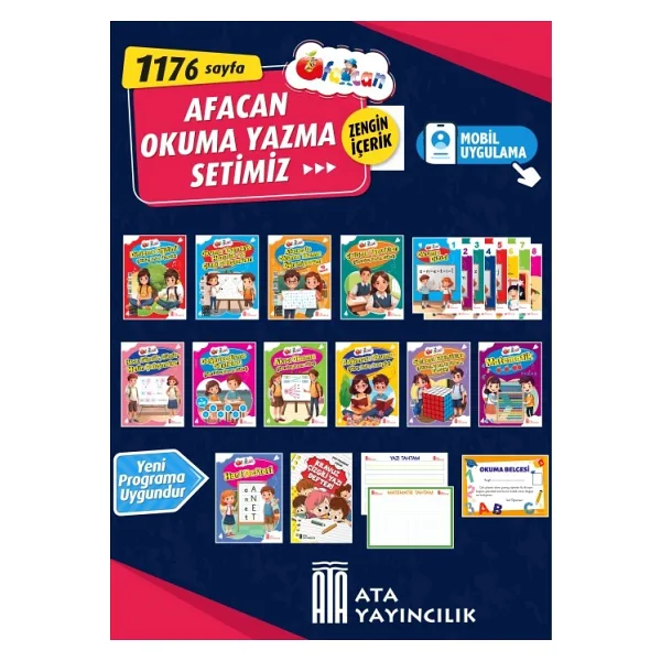 Ata Yayıncılık 1.Sınıf Afacan Okuma Yazma Seti