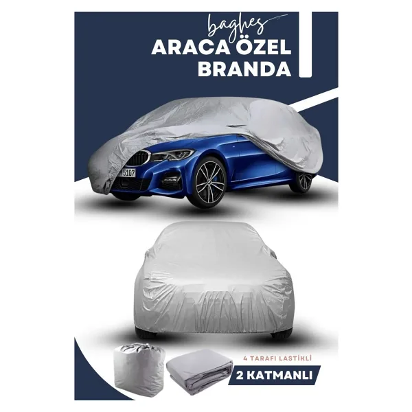 Baghes Tesla Model Y Uyumlu Branda Lüx Kalite Oto Örtüsü Araba Çadırı