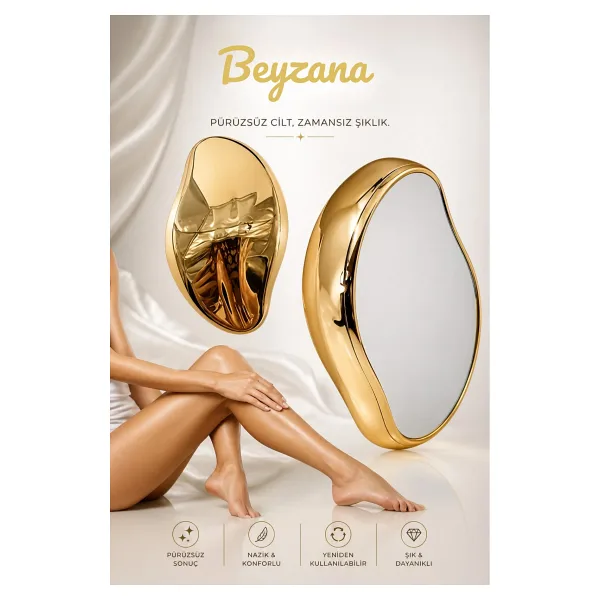 BEYZANA Crystal Eraser Epilasyon Aleti Tüy Silgisi Tüy Alıcı Fiziksel Kristal Epilatör
