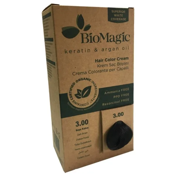 BioMagic 3.00 Koyu Kahve Saç Boyası