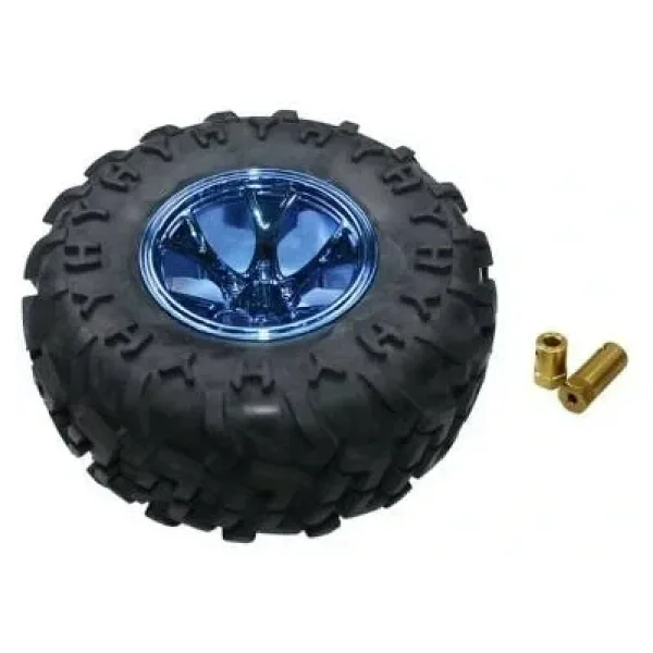 Büyük Arazi Tekerleği 125mm x 58mm - Mavi