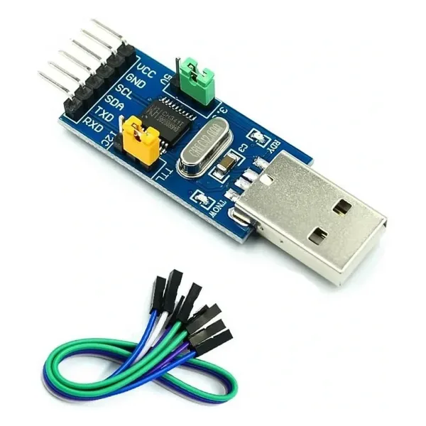 Ch341TTL 2 in 1 modül 3.3V 5V USB I2C IIC UART USB TTL